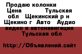 Продаю колонки supra › Цена ­ 2 500 - Тульская обл., Щекинский р-н, Щекино г. Авто » Аудио, видео и автонавигация   . Тульская обл.